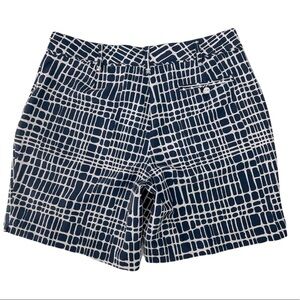 NWT’S Lady Hagan English Garden golf Navy & White shorts SZ 6